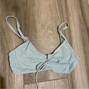 Light Blue Bikini Top